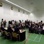 The courtroom in the past (gymnasium of the Dutch intelligence office)